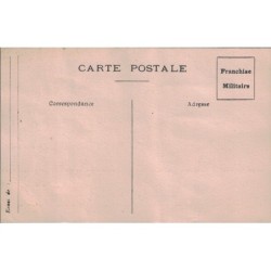 COLLAGE - ILLUSTRATION - DECOUPE DE TIMBRE ET DECOUPI - SIGNATURE "H.SOULLIOZ - 10-4-1942 - CARTE FM NON UTILISEE.