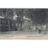 JOYEUSE - LA GRAND'FONTE - LE CAFE RESTAURANT DUMAS ET L'EPICERIE - CARTE DATEE DE  1906.