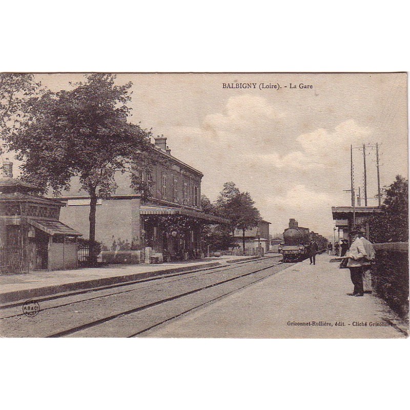 BALBIGNY - LA GARE - CARTE NEUVE.