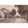 FEURS - INTERIEUR DE LA GARE - CARTE DATEE DE 1919.