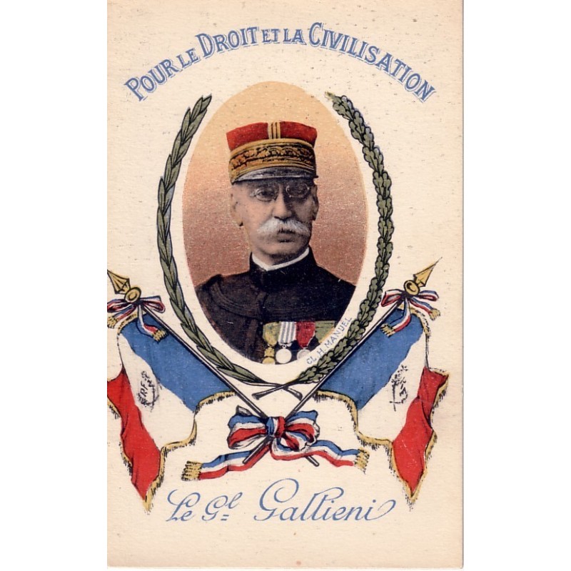 GENERAL GALLIENI - CARTE NEUVE EDITION LEVY PARIS