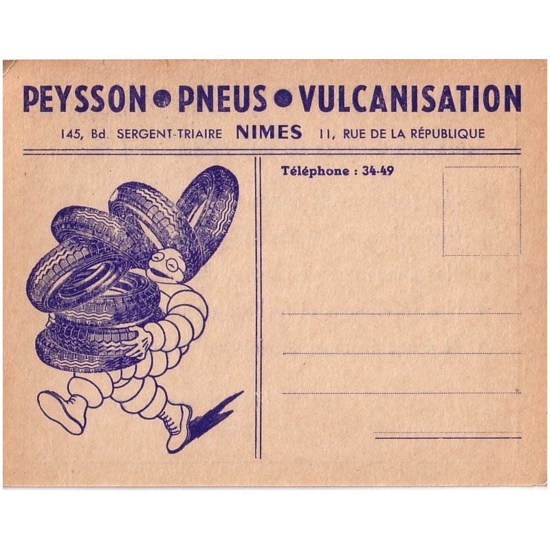 NIMES - PEYSSON.PNEUS.VULCANISATION.