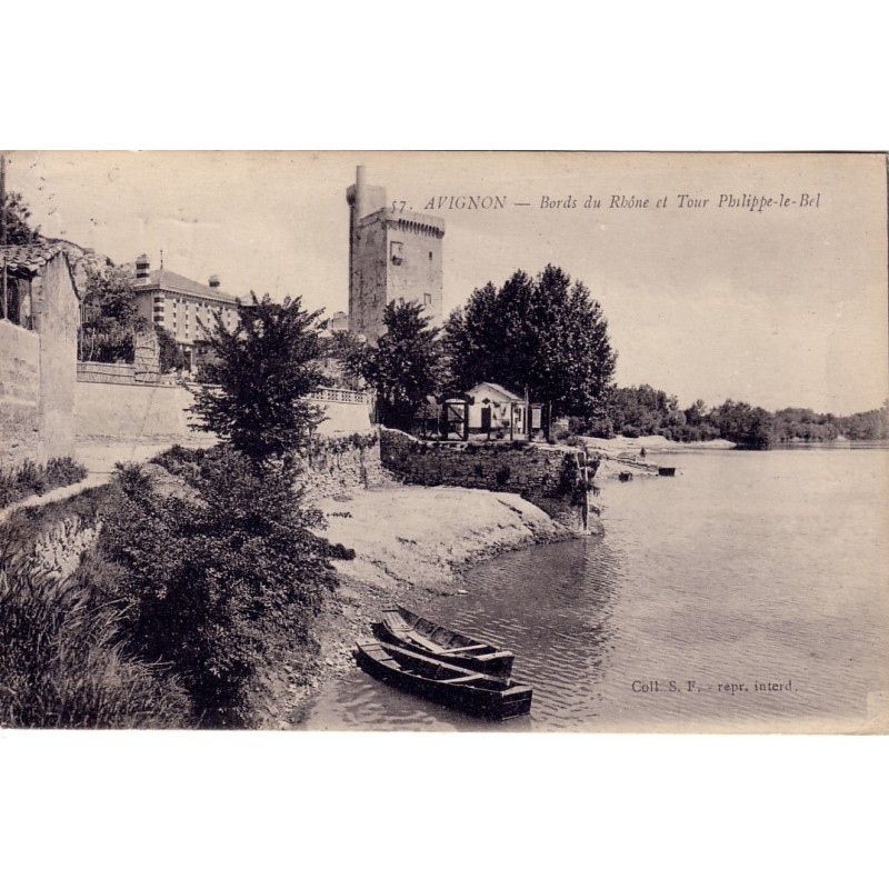 GARD-VILLENEUVE LES AVIGNON-BORDS DU RHONE-TOUR PHILIPPE LE BEL.