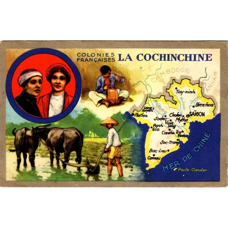 COCHINCHINE - COLONIES FRANCAISES - EDITION LION NOIR.
