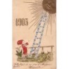 BONNE ANNEE - 1905 - CARTE GAUFREE - ILLUSTRATION SOLEIL.