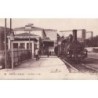 PRIVAS - LA GARE - LOCOMOTIVE - CARTE DATEE DE 1917.