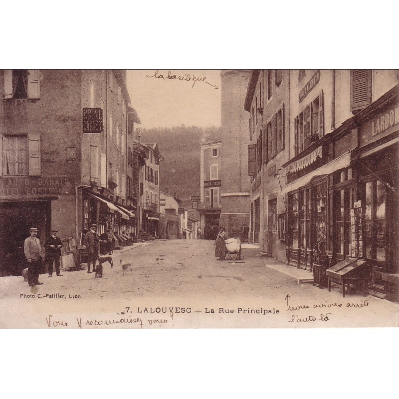 LALOUVESC - LA RUE PRINCIPALE.