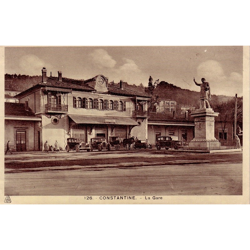 ALGERIE - CONSTANTINE - LA GARE.