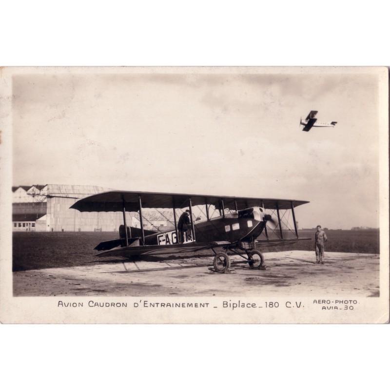 AVION - CAUDRON D'ENTRAINEMENT - BIPLACE - 180 CV