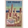 AIR FRANCE - CARTE POSTALE OFFICIELLE PUB - INDISPENSABLE POUR ILLUSTRER UNE COLLECTION AERIENNE 8