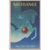 AIR FRANCE - CARTE POSTALE OFFICIELLE PUB - INDISPENSABLE POUR ILLUSTRER UNE COLLECTION AERIENNE 10