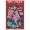 AIR FRANCE - CARTE POSTALE OFFICIELLE PUB - INDISPENSABLE POUR ILLUSTRER UNE COLLECTION AERIENNE 11