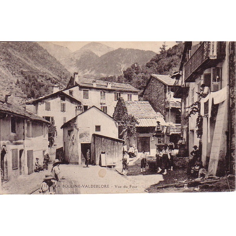 LA BOLLINE-VALDEBLORE - VUE DU FOUR - CARTE DATEE DE 1930.