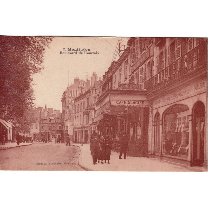 ALLIER - MONTLUCON-BOULEVARD DE COURTAIS-LES COMMERCES.