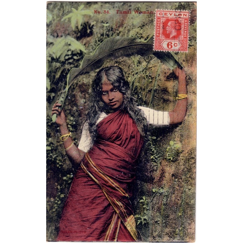 SRI-LANKA - CEYLAN - FEMME TAMIL (TAMIL WOMEN).