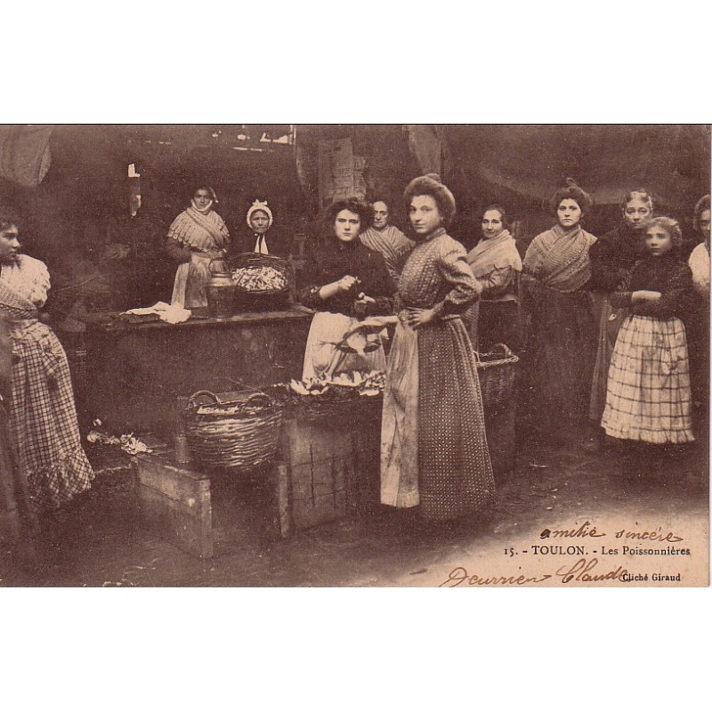 TOULON - LES POISSONNIERES - BELLE ANIMATION.