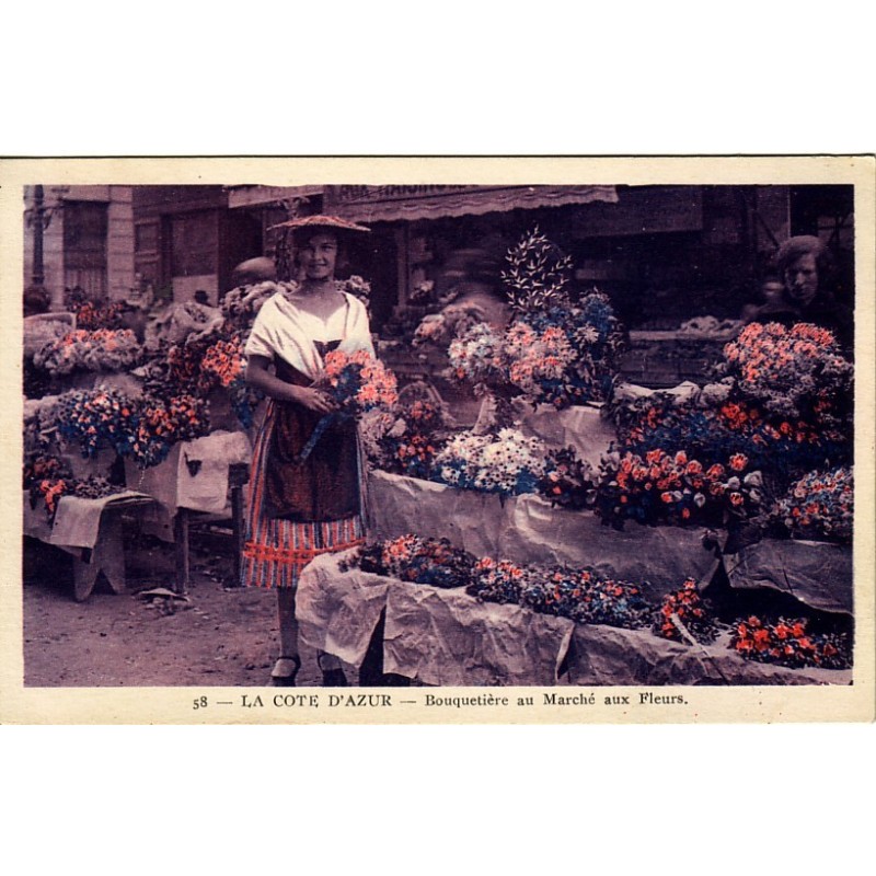 NICE - BOUQUETIERE - MARCHE AUX FLEURS.