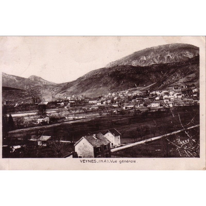 VEYNES - VUE GENERALE - CARTE POSTALE DATEE DE 1934.