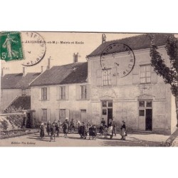 JAIGNES - MAIRIE ET ECOLE -...