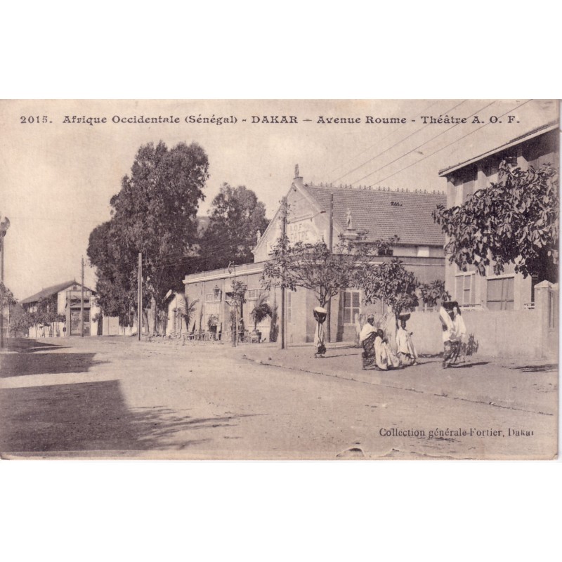 SENEGAL - DAKAR - LE THEATRE A.O.F.  - AVENUE ROUME.