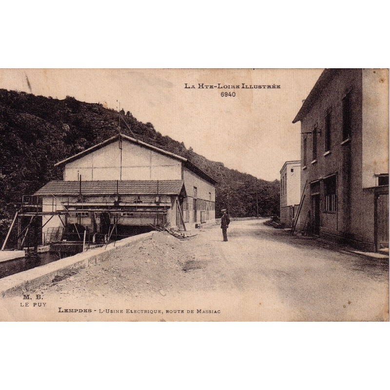 LEMPDES - L'USINE ELECTRIQUE - ROUTE DE MASSIAC - CARTE NEUVE.