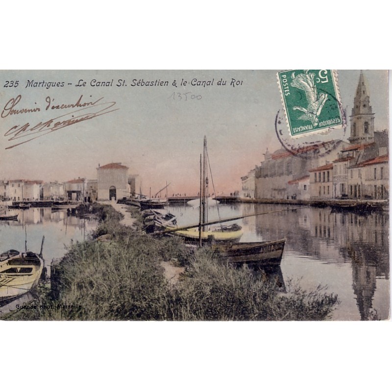 MARTIGUES - LE CANAL ST SEBASTIEN ET LE CANAL DU ROI.