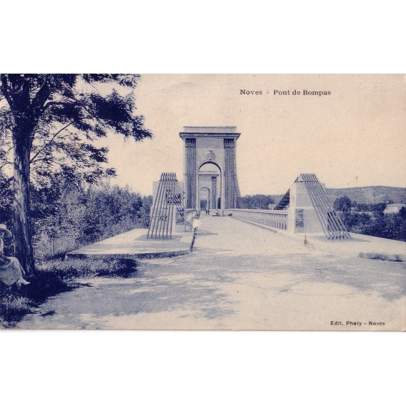 CAUMONT SUR DURANCE - PONT DE BOMPAS. .