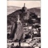 LE PUY - ROCHERS ST MICHEL - STATUE DE ND DE FRANCE - AVEC TEXTE.