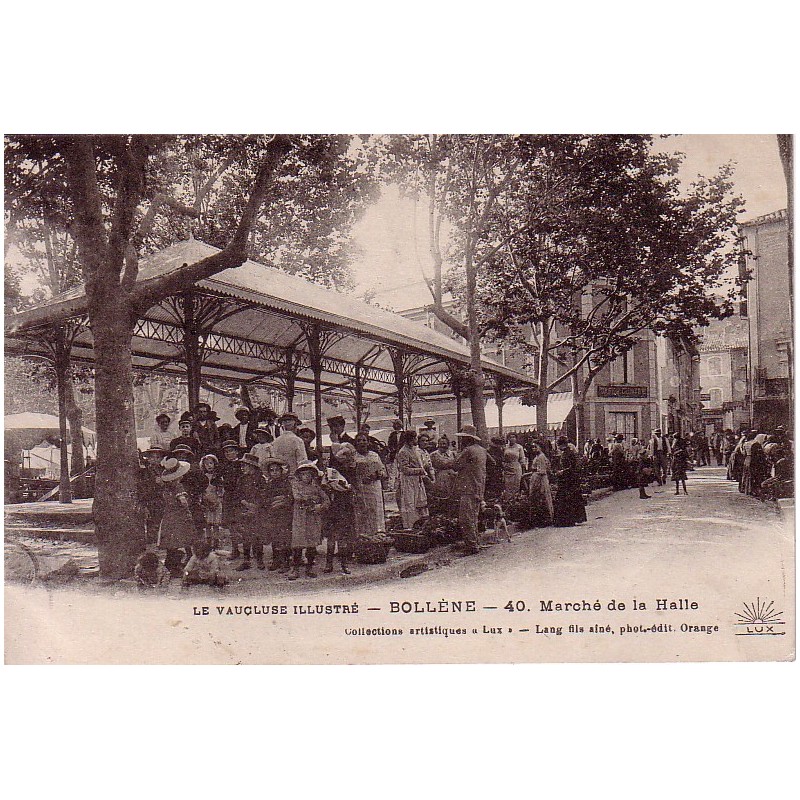 BOLLENE - MARCHE DE LA HALLE - BELLE ANIMATION.