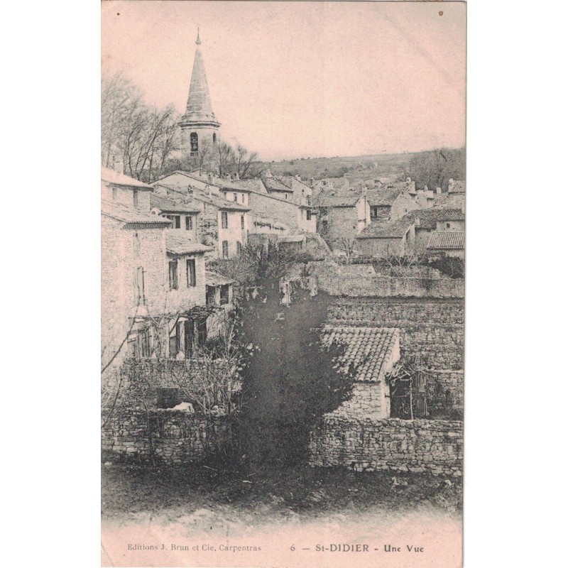 ST DIDIER - UNE VUE - CARTE DATEE DE 1904.