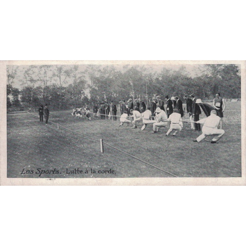 LUTTE A LA CORDE - CARTE NEUVE - FORMAT 135x70.