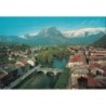 TARASCAON SUR ARIEGE - VUE GENERALE - LE PONT SUR L'ARIEGE AVEC AU FOND LE SOUDOUR - CARTE POSTALE NEUVE.