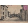 MERCUS - LA RUE DE L'EGLISE - CARTE DATEE DE 1914.