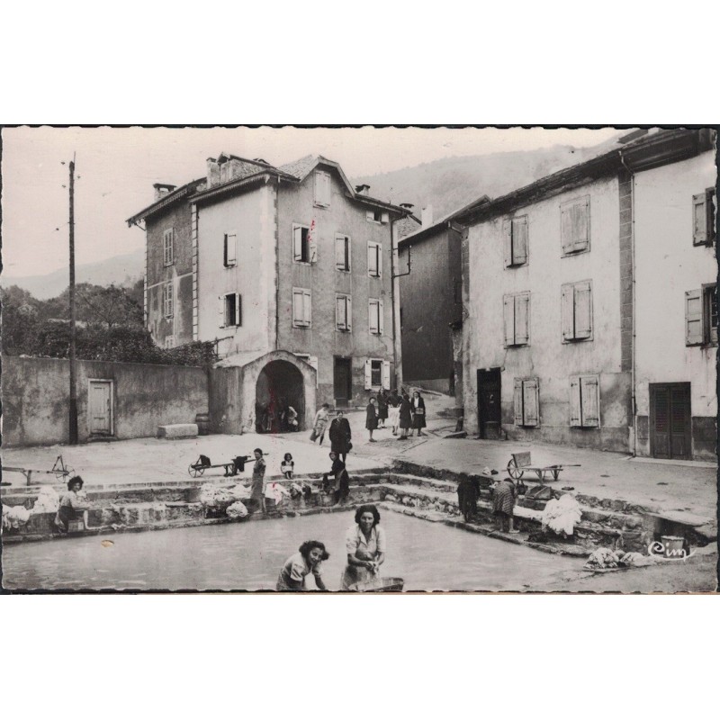 AX-LES-THERMES - LE BASSIN DES LADRES - CARTE DATEE DE 1953.