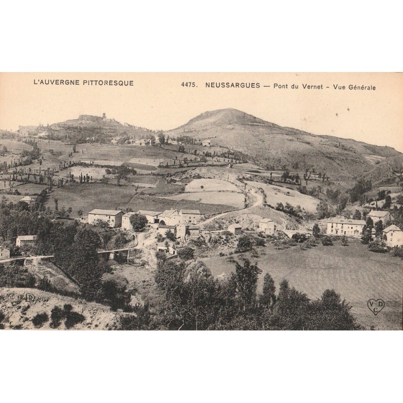 NEUSSARGUES - PONT DU VERNET - VUE GENERALE - CARTE POSTALE NEUVE.