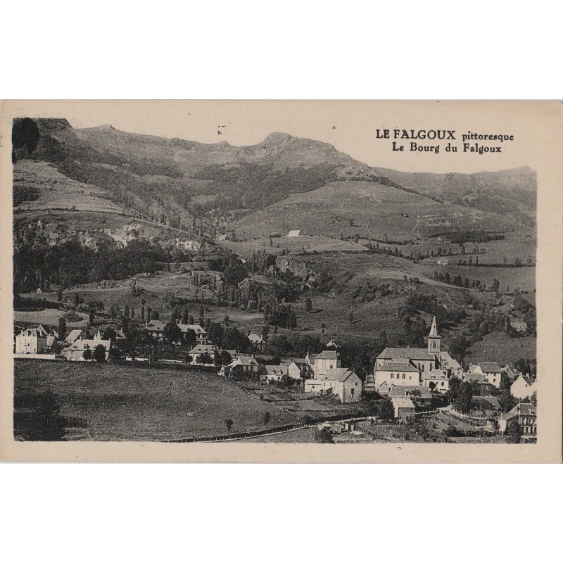 LE FALGOUX - LE BOURG - VUE GENERALE - CARTE POSTALE NEUVE.