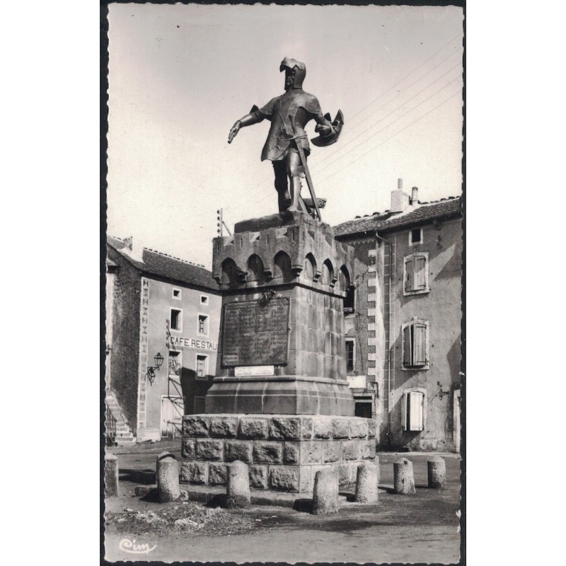 CHATEAU NEUF DE RANDON - STATUE DU CONNETABLE DIGUESCLIN - CARTE POSTALE NEUVE.