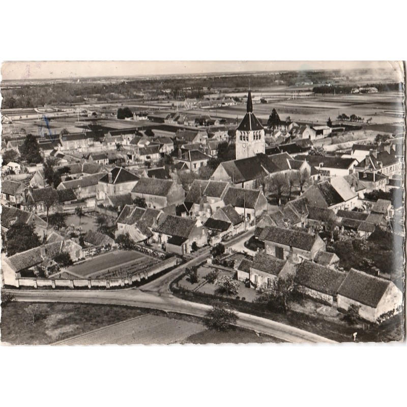 MARDIE - ET PONT AUX MOINES - EN AVION - VUE GENERALE - CARTE DATEE DE 1955.