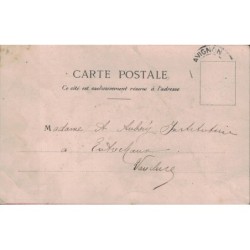 LE COLIS POSTAL - CARTE ILLUTREE D'UN FORMULAIRE D'EXPEDITION D'UN COLIS POSTAL - CIRCULEE MAIS SANS TIMBRE.