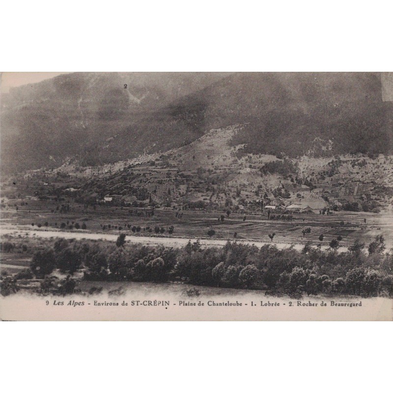 ST CREPIN - PLAINE DE CHANTELOUBE  LOBREE - ROCHER BEAUREGARD - CARTE NEUVE.