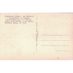 ORLEANS - ATELIER PIERRE GOUJU - CARAVANE  "HOME" - MA COQUILLE - CARTE POSTALE NEUVE - ANIMATION.