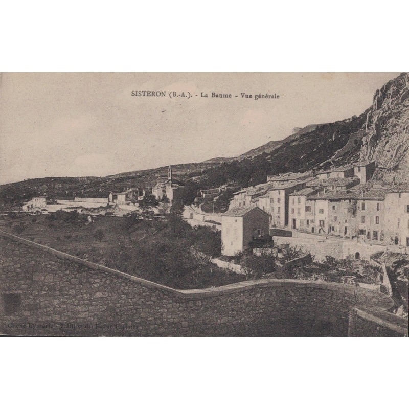 SISTERON - LA BAUME - VUE GENERALE - CARTE POSTALE NEUVE.