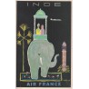 copy of copy of copy of AIR FRANCE - CARTE POSTALE OFFICIELLE PUB - INDISPENSABLE POUR ILLUSTRER UNE COLLECTION AERIENNE 9