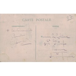 NEZE - L'INTERIEUR DU PAYS - ANIMATION - CHEVAL - CARTE DATEE DE 1910.
