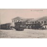 COCHINCHINE - SAIGON - LE TRAMWAY - LOCOMOTIVE - LA GARE - CARTE POSTALE NON CIRCULEE.