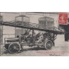 PARIS - REGIMENT DE SAPEURS-POMPIERS DE PARIS -GRANDE ECHELLE GUGUMUS SUR PORTEUR AUTOMOBILE - CARTE DATEE DE 1911.