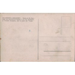 GENERAL DE GAULLE - CHURCHILL - VISITE A L'ARMEE FRANCAISE SUR LE FRONT DES VOSGES - DE SIENNE A BELFORT - NON CIRCULEE.