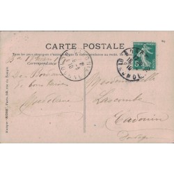 WILBURG WRIGTH ET ZENS - SUR BIPLAN - LOCOMOTION AERIENNE - CARTE DATEE DE 1910.