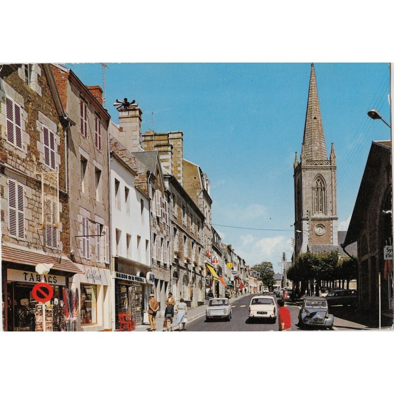 BREHAL -  LA RUE PRINCIPALE - CARTE DATEE DE 1970.