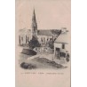 SAINT PAIR SUR MER - L'EGLISE - CARTE NON CIRCULEE - PEU COURANT SOUS CET ANGLE.